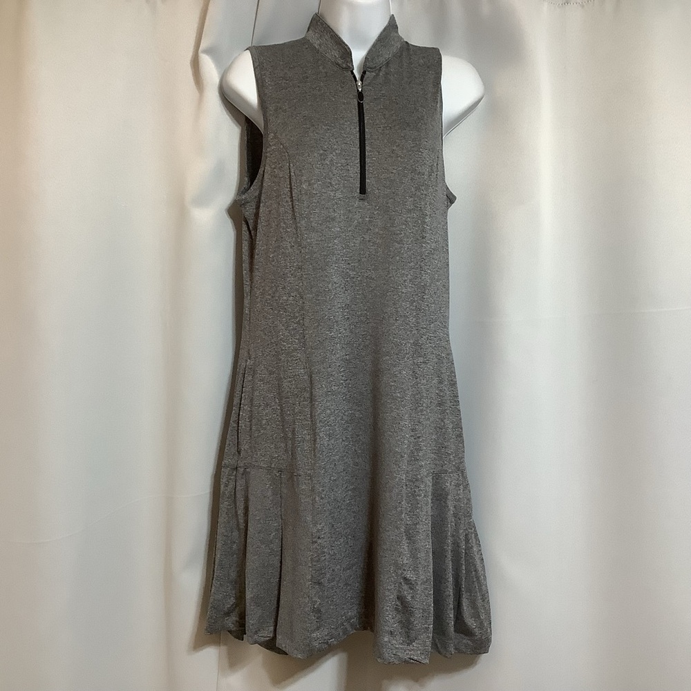 Greg Norman Dress Women’s Size Small Pockets Zipper Golf Midi